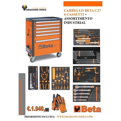 Carrello beta c37 - beta, +